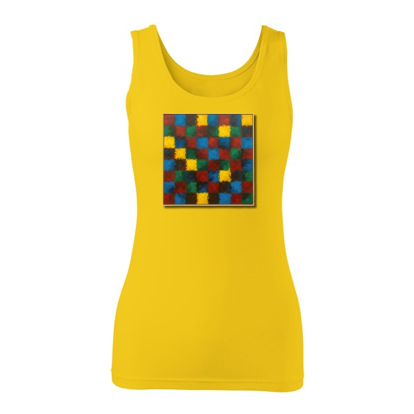 Tričko s potiskem Barevná Šachovnice2