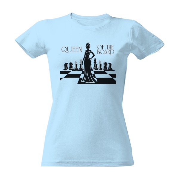 Tričko s potiskem Královna šachovnice