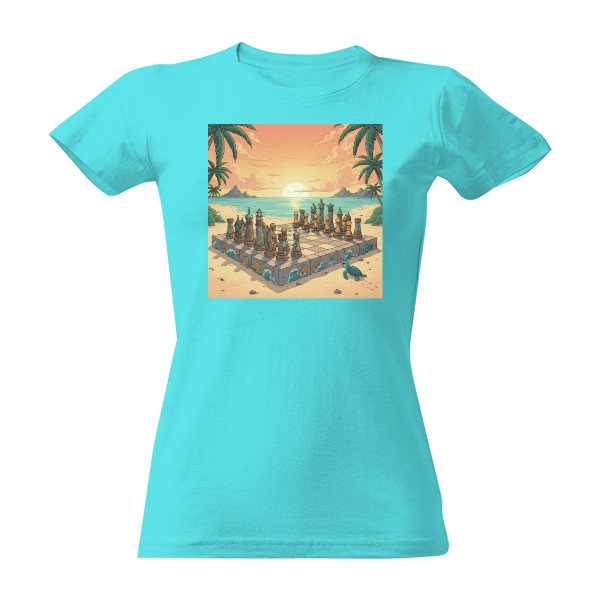 Tričko s potiskem Partie při západu slunce2