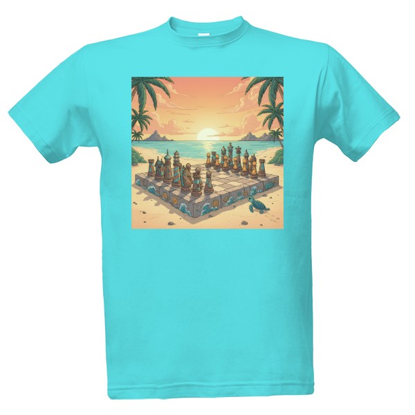 Tričko s potiskem Partie při západu slunce