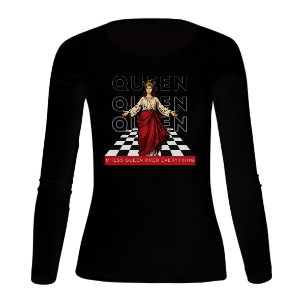 Tričko s potiskem Queen over everything