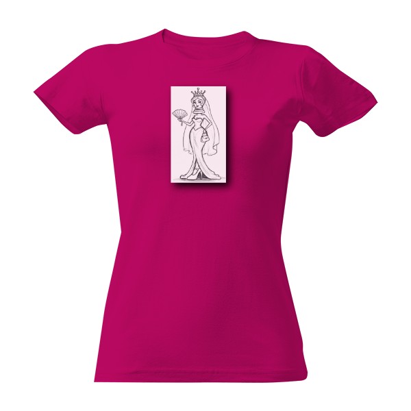 Tričko s potiskem Královna