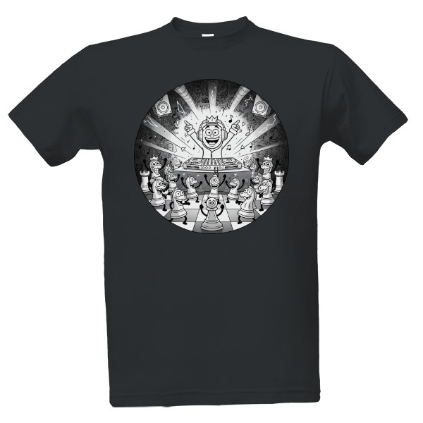 Tričko s potiskem Šachová party