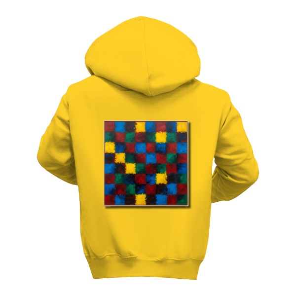 Dětská mikina s kapucí s potiskem Veselé Barvy